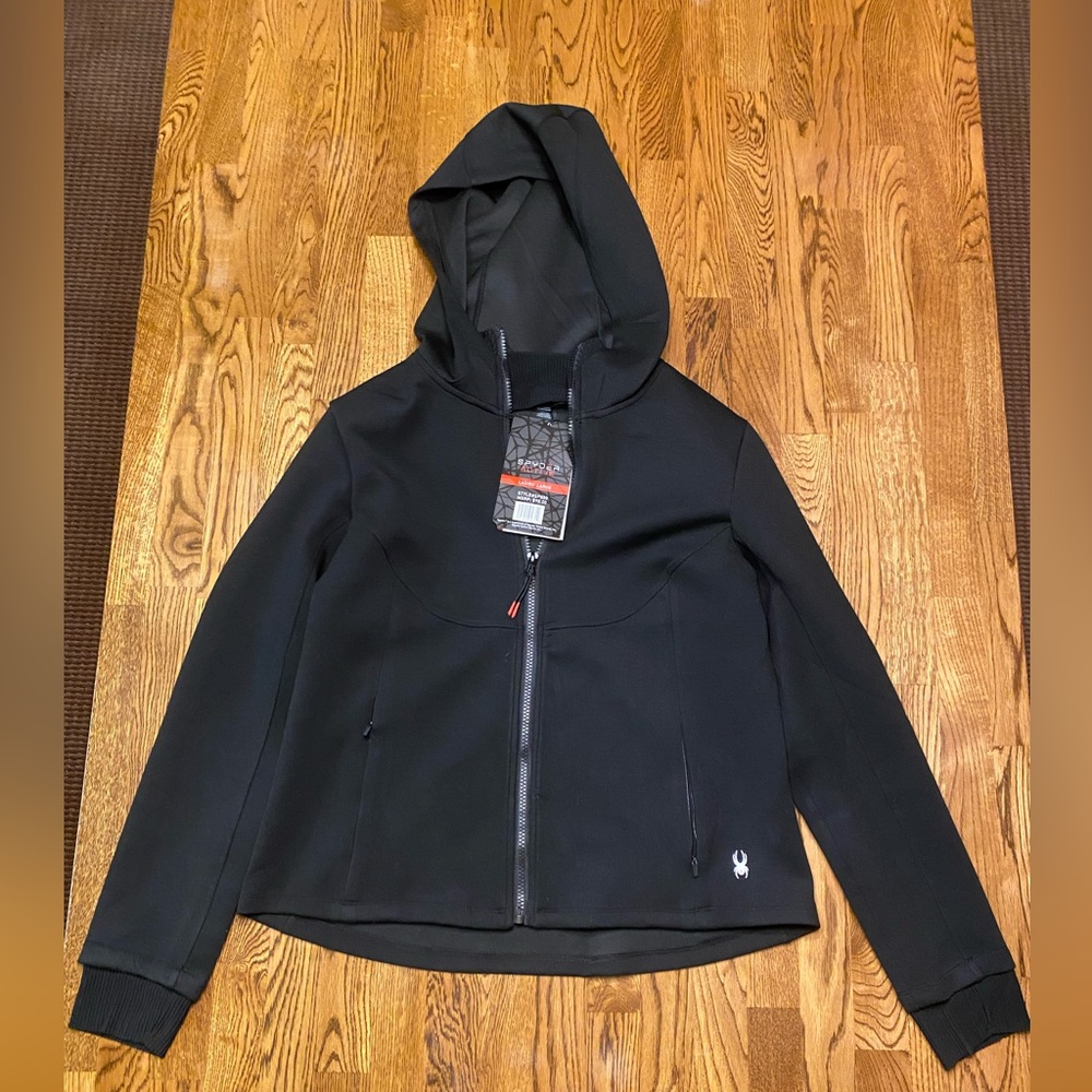 Spyder Active Women’s Athletic Black Jacket Outdoor Ski Exercise Athleisure